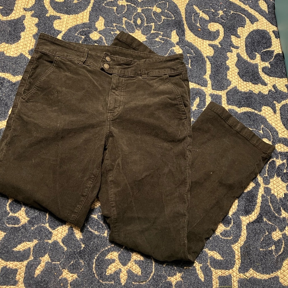 American Eagle Outfitters Black Corduroy Pants